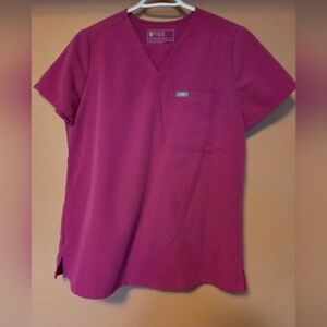 Figs Magenta pink/purple S/M set